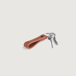 Adkins Brown Leather Keychain