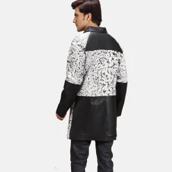Artistry Black Dye Leather Coat