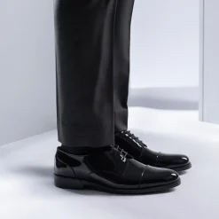 Attorney Derby Black Patent Leather Shoes