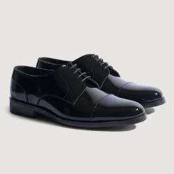Attorney Derby Black Patent Leather Shoes
