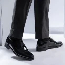 Attorney Derby Black Patent Leather Shoes