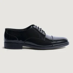 Attorney Derby Black Patent Leather Shoes