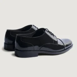 Attorney Derby Black Patent Leather Shoes