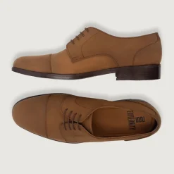 Attorney Derby Brown Nubuck Leather Shoes