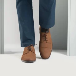 Attorney Derby Brown Nubuck Leather Shoes
