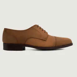 Attorney Derby Brown Nubuck Leather Shoes