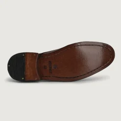 Attorney Derby Maroon Leather Shoes