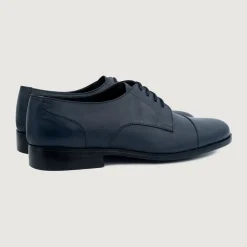 Attorney Derby Midnight Blue Leather Shoes