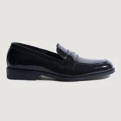 Baxton Black Patent Leather Loafers