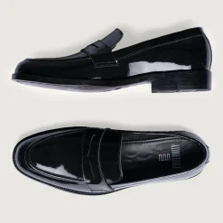 Baxton Black Patent Leather Loafers