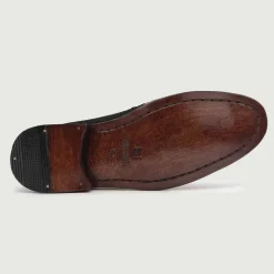 Baxton Black Suede Leather Loafers