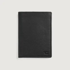 Bernardi Black Leather Travel Wallet