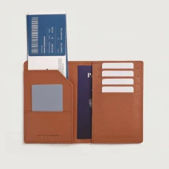 Bernardi Brown Leather Travel Wallet