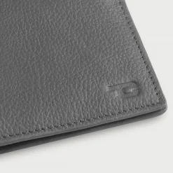 Bernardi Grey Leather Travel Wallet