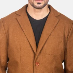 Borges Khaki Wool Blazer