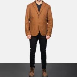 Borges Khaki Wool Blazer