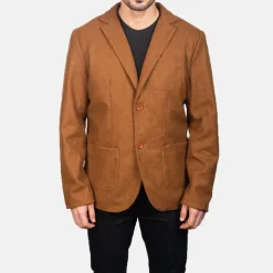 Borges Khaki Wool Blazer