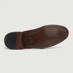 Boston Double Monk Strap Maroon Leather Shoes