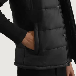 Bryan Black Puffer Vest
