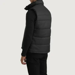 Bryan Black Puffer Vest