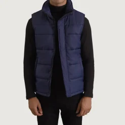 Bryan Blue Puffer Vest