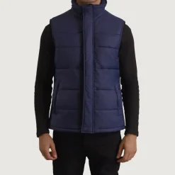 Bryan Blue Puffer Vest