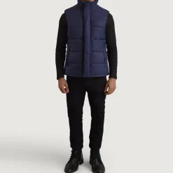 Bryan Blue Puffer Vest