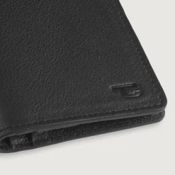 Cameron Black Leather Long Wallet