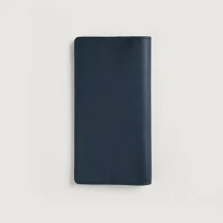 Cameron Blue Leather Long Wallet