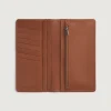 Cameron Brown Leather Long Wallet