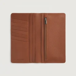 Cameron Brown Leather Long Wallet