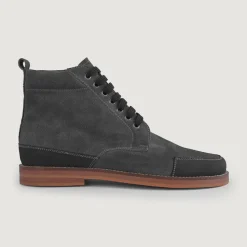 Carnell Moc Toe Grey Suede Boots