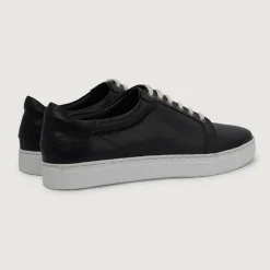 Carter Runn Black Leather Sneakers