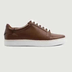 Carter Runn Brown Leather Sneakers