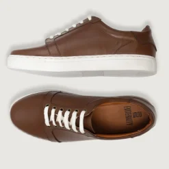 Carter Runn Brown Leather Sneakers