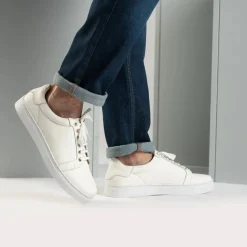 Carter Runn White Leather Sneakers