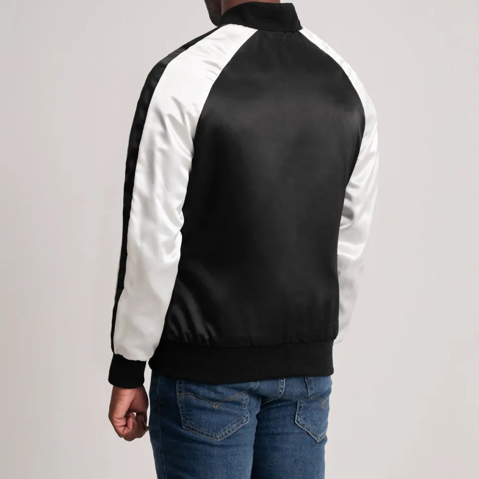 Clarke Black Varsity Jacket