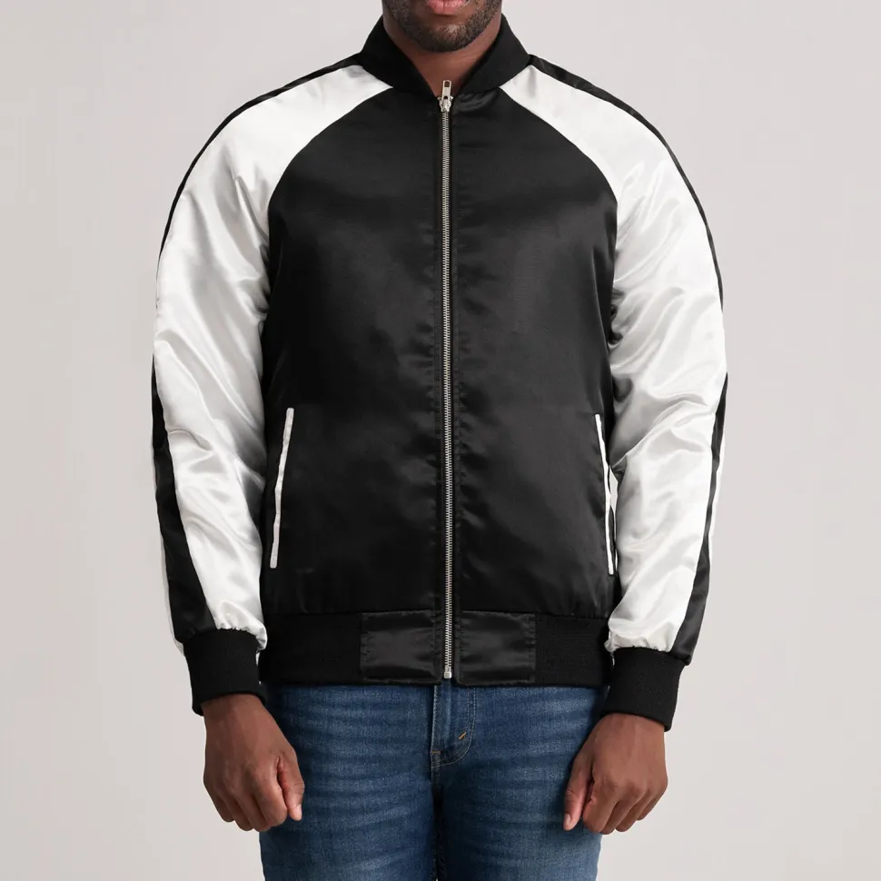 Clarke Black Varsity Jacket