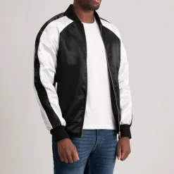 Clarke Black Varsity Jacket