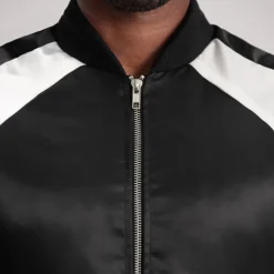 Clarke Black Varsity Jacket