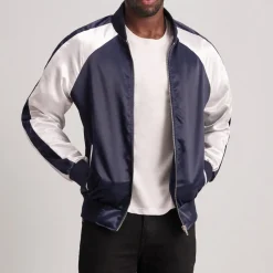 Clarke Blue Varsity Jacket
