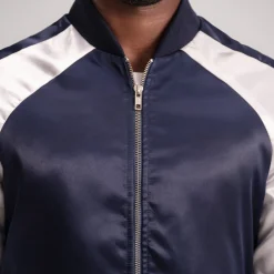 Clarke Blue Varsity Jacket