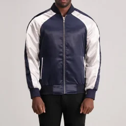 Clarke Blue Varsity Jacket