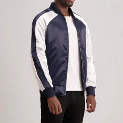 Clarke Blue Varsity Jacket