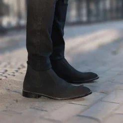 Clarkson Chelsea Black Leather Boots