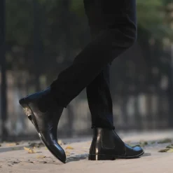 Clarkson Chelsea Black Leather Boots