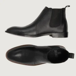 Clarkson Chelsea Black Leather Boots
