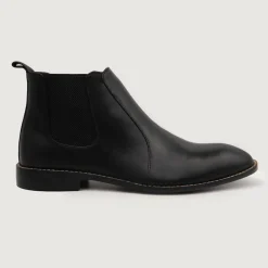 Clarkson Chelsea Black Leather Boots