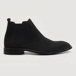 Clarkson Chelsea Black Suede Leather Boots