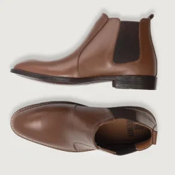 Clarkson Chelsea Brown Leather Boots